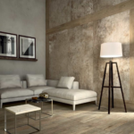 Plytki Florim REX Selection Oak Amber 20x120 737662 w salonie